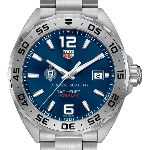 USNA Men's TAG Heuer Formula 1 with Blue Dial - Image 1