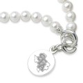 SFASU Pearl Bracelet with Sterling Silver Charm - Image 2