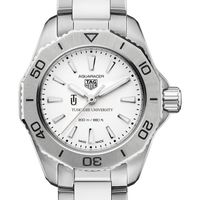 Tuskegee Women's TAG Heuer Steel Aquaracer with Silver Dial