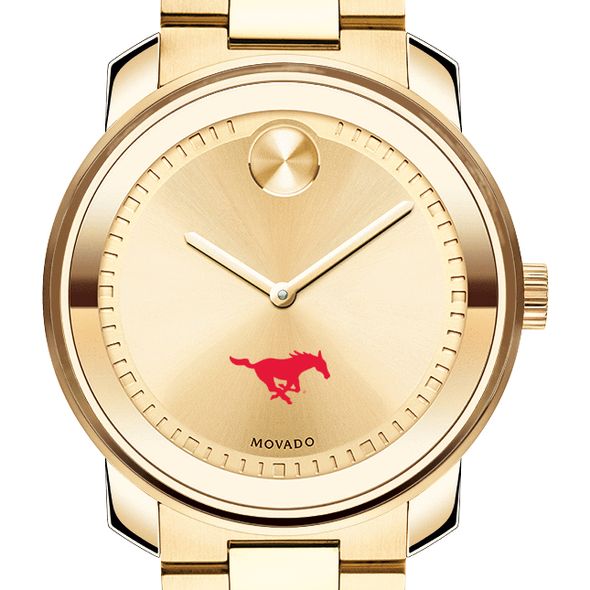 Southern Methodist University Men's Movado Gold Bold