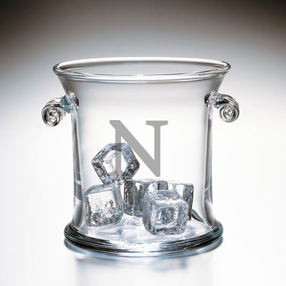 Northwestern Glass Ice Bucket by Simon Pearce - Image 1