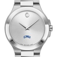 CNU Men's Movado Collection Stainless Steel Watch with Silver Dial