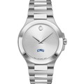 CNU Men's Movado Collection Stainless Steel Watch with Silver Dial - Image 2