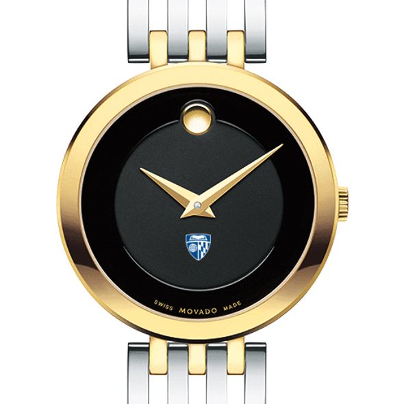 Johns Hopkins University Women's Movado Esparanza Two-Tone Museum with Bracelet