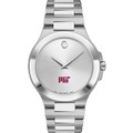 MIT Men's Movado Collection Stainless Steel Watch with Silver Dial - Image 2