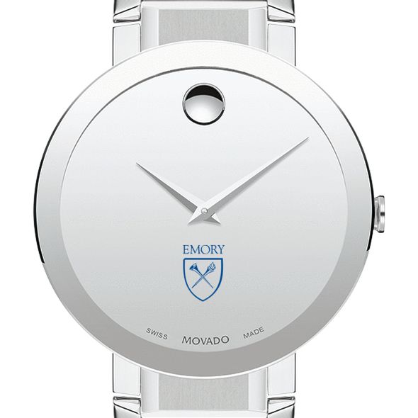 Emory University Men's Movado Sapphire Museum with Bracelet