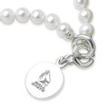 Ball State Pearl Bracelet with Sterling Silver Charm - Image 2