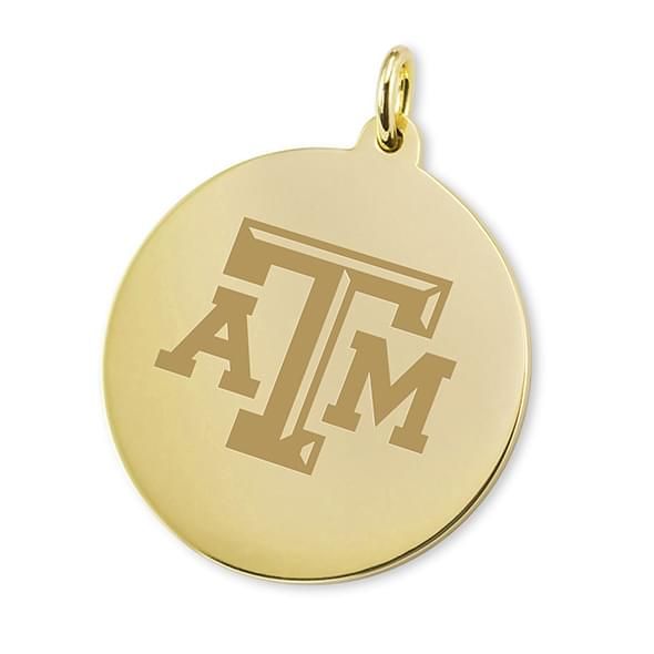 Texas A&M 14K Gold Charm - Image 1