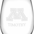 Minnesota Stemless Wine Glasses Made in the USA - Set of 2 - Image 3