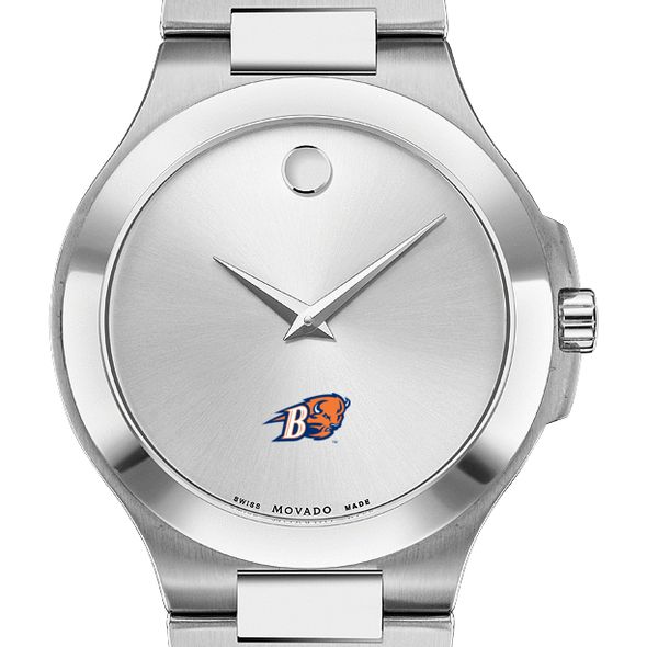 Bucknell Men's Movado Collection Stainless Steel Watch with Silver Dial - Image 1