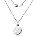 Temple Necklace with Charm in Sterling Silver - Image 2