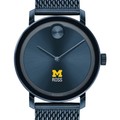 Michigan Ross Men's Movado Bold Blue with Mesh Bracelet - Image 1