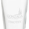 Gonzaga University 16 oz Pint Glass- Set of 2 - Image 3