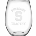 Syracuse Stemless Wine Glasses Made in the USA - Set of 2 - Image 2