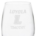 Loyola Red Wine Glasses - Set of 2 - Image 3