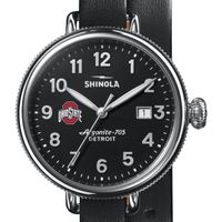 Ohio State Shinola Watch, The Birdy 38mm Black Dial