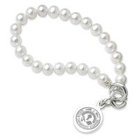 Miami University Pearl Bracelet with Sterling Silver Charm