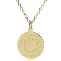 Syracuse 14K Gold Pendant & Chain