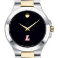 Lafayette Men's Movado Collection Two-Tone Watch with Black Dial - Image 1