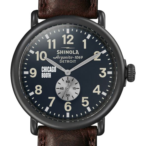 Chicago Booth Shinola Watch, The Runwell 47mm Midnight Blue Dial - Image 1