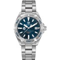 click to view Ohio State Men's TAG Heuer Steel Aquaracer with Blue Dial - Image 2
