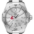 WSU Men's TAG Heuer Steel Aquaracer with Silver Dial - Image 1