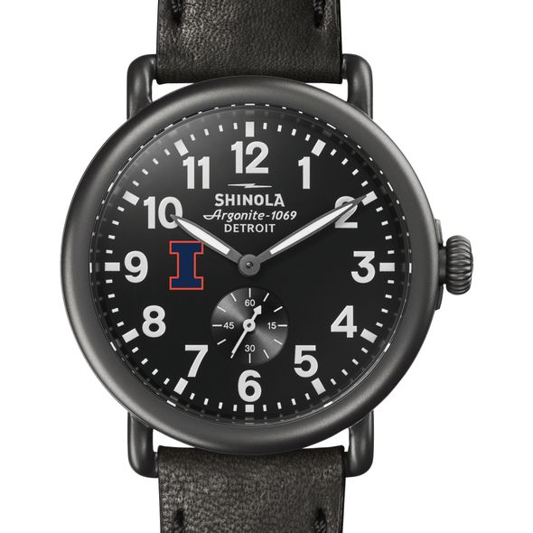 Illinois Shinola Watch, The Runwell 41mm Black Dial - Image 1