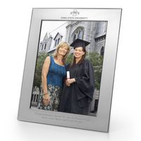 Iowa State Polished Pewter 8x10 Picture Frame