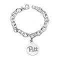 click to view Pittsburgh Sterling Silver Charm Bracelet - Image 1