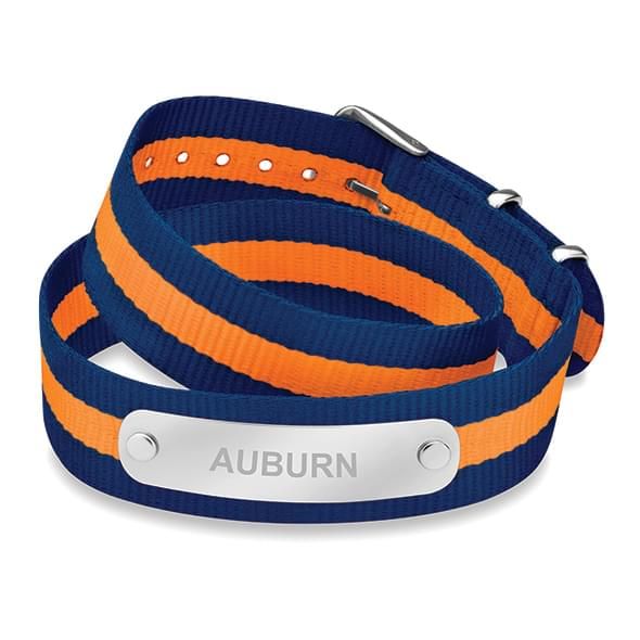 Auburn University Double Wrap NATO ID Bracelet - Image 1