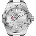FSU Men's TAG Heuer Steel Aquaracer with Silver Dial - Image 1
