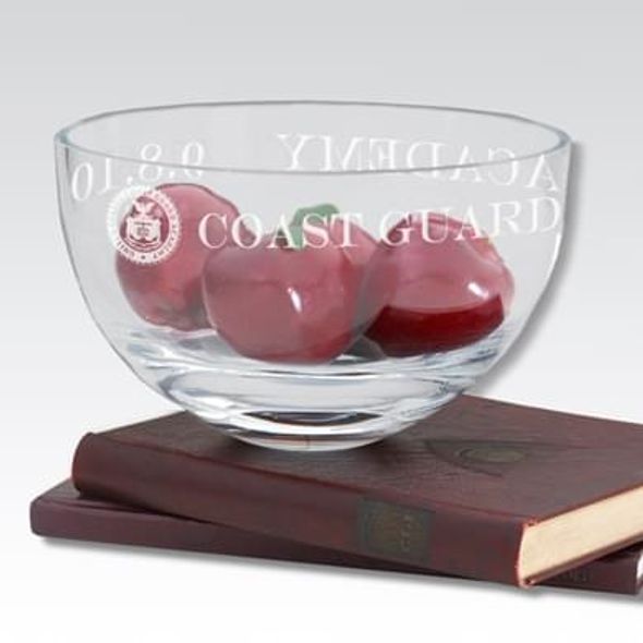 USCGA 10" Glass Celebration Bowl - Image 1