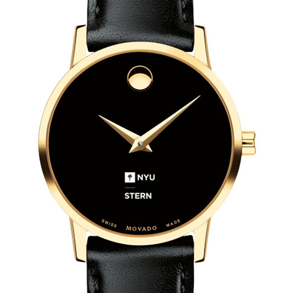 NYU Stern Women's Movado Gold Museum Classic Leather - Image 1