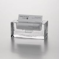 Columbia Business Glass Business Cardholder by Simon Pearce
