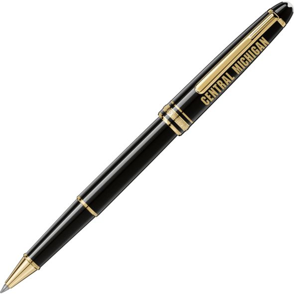 Central Michigan Montblanc Meisterstück Classique Rollerball Pen in Gold - Image 1
