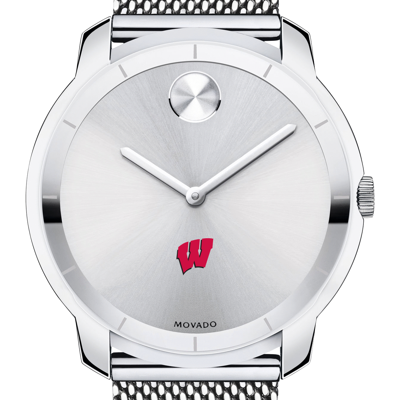 Wisconsin Men's Movado Stainless Bold 44