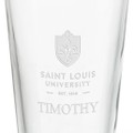Saint Louis University 16 oz Pint Glass- Set of 4 - Image 3