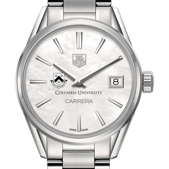 Columbia University Women's TAG Heuer Steel Carrera with MOP Dial