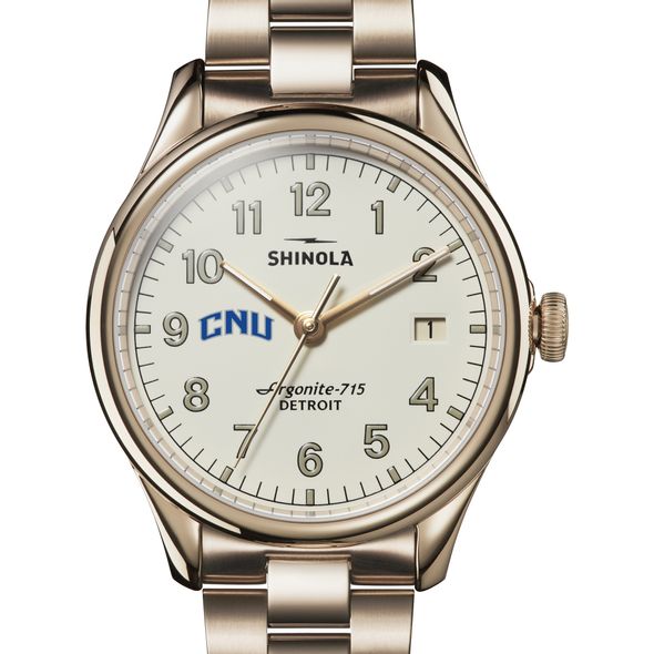 CNU Shinola Watch, The Vinton 38mm Ivory Dial - Image 1