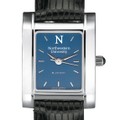 Northwestern Women's Blue Quad Watch with Leather Strap - Image 1