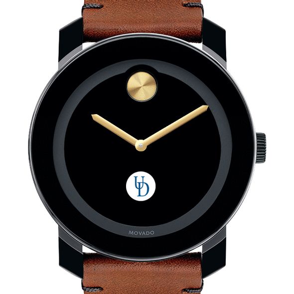 University of Delaware Men's Movado BOLD with Brown Leather Strap - Image 1