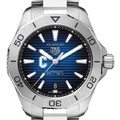 Charleston Men's TAG Heuer Steel Automatic Aquaracer with Blue Sunray Dial - Image 1