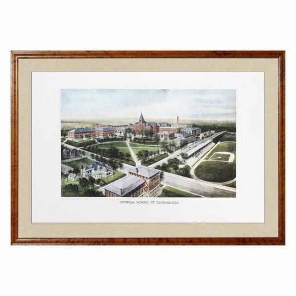 Historic Georgia Tech Watercolor Print
