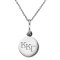 Kappa Kappa Gamma Sterling Silver Necklace with Silver Charm - Image 2