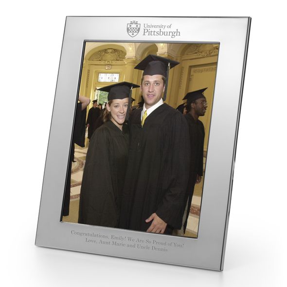Pittsburgh Polished Pewter 8x10 Picture Frame - Image 1