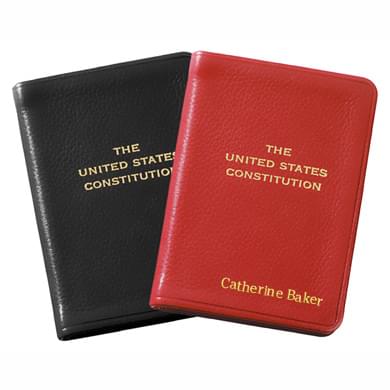 Mini Leather US Constitution