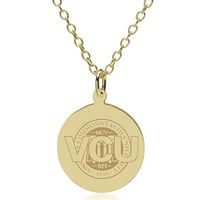 VCU 14K Gold Pendant & Chain