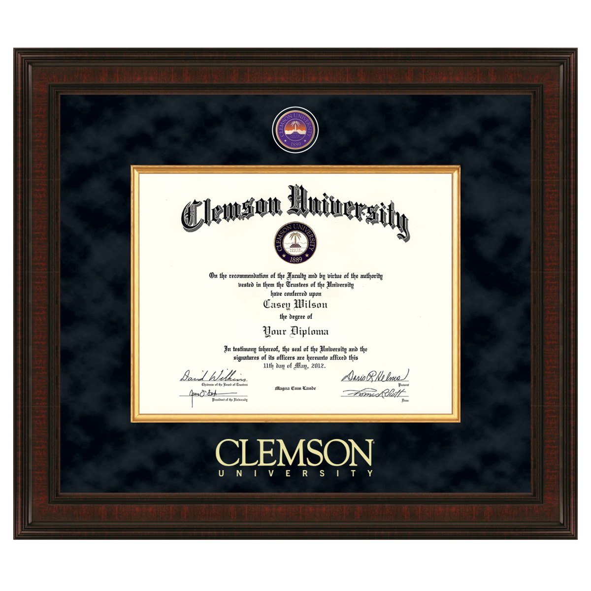 Clemson Diploma Frame - Excelsior | Graduation Gift