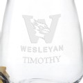 Wesleyan Stemless Wine Glasses - Set of 2 - Image 3