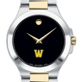 Williams Men's Movado Collection Two-Tone Watch with Black Dial - Image 1